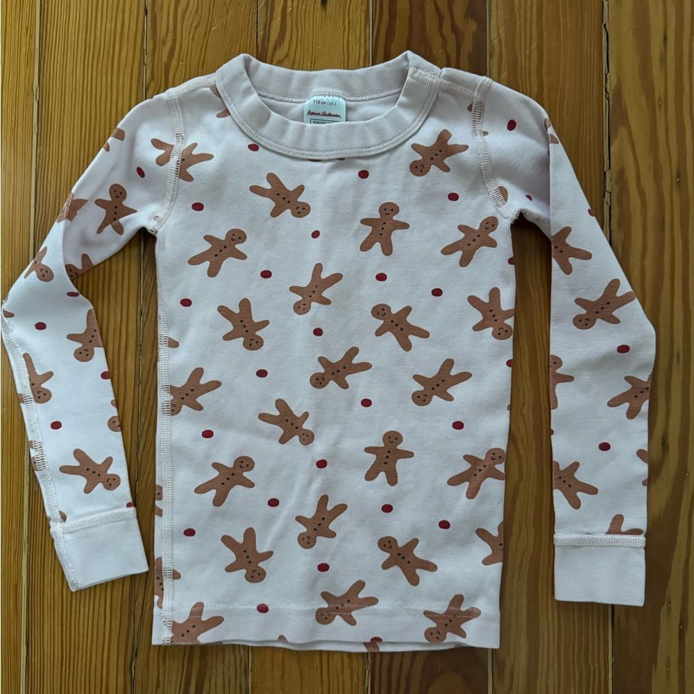 Hanna Andersson Gingerbread PJ Top